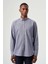 Regular Fit Paşa Yaka Ekoseli Kahve Erkek Gömlek GM23K232024_D11 1