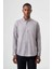 Regular Fit Paşa Yaka Kol İçi Apoletli Kahve Erkek Gömlek GM23Y231146_D11 1