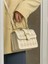 Moda Çanta Kadın El Omuz Çantası Kadın Eşkenar Dörtgen Nakış Ipliği Crossbody Çok Yönlü Küçük Kare Çanta (Yurt Dışından) 1