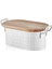 Prizma Ekmek Saklama Kabı Beyaz 40X22X18 cm PZM0003 2