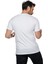 Aşırı Terleme Önleyici Beyaz Bisiklet Yaka Erkek T-Shirt, Ter Sızdırmaz, Çift Katmanlı 3