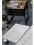 Hcw Cross Ekru %100 Pamuk Viskon 2 Parça Banyo Paspas Seti 40*60+60*100 cm 3