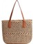 Kadınlar Için Hasır Omuz Çantası, Büyük Hasır Çanta Örgü El Yapımı Kolu Tote Çanta Yaz Plaj Hasır Çanta Bohemian Crossbody Çanta (Yurt Dışından) 1