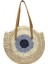 Kadınlar Için Hasır Omuz Çantası, Büyük Hasır Çanta Örgü El Yapımı Kolu Tote Çanta Yaz Plaj Hasır Çanta Bohemian Crossbody Çanta (Yurt Dışından) 1