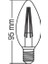 4 Watt E14 Şeffaf Mum Rustik Ampul - 7 Adet 3