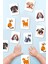 Sevimli Kedi Köpek Eşleştirme Hafıza Oyunu Memory Game Ahşap Eğitici Oyuncak 2
