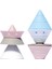 Hix Pastel White-Baby Pink-Beige-Ice Blue 3