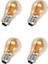 LED Filament Rustik Ampul 6W Gün Işığı - 4 Adet 1