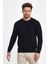 - Erkek Siyah 3 Iplik Şardonlu Sweatshirt 1