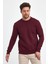 - Erkek Bordo 3 Iplik Şardonlu Sweatshirt 3