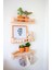 Montessori Kitaplık Çocuk Bebek Odası Rafı Ahşap Kitaplık Askılık 60CM 3lü Ters Düz Raf 3