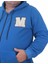 Mocgrande Büyük Beden Fermuarlı Sweat M 23217 Saks 3