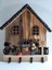 Psacraft Köy Evi Konsept Duvar Dekoru 22X23 cm Anahtarlık Askısı 4