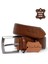 PC404 Erkek 4 cm Deri Kemer Camel 2