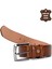 PC404 Erkek 4 cm Deri Kemer Camel 3