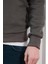 Slimfit Sıfır Yaka Basic 3 Iplik Erkek Sweatshirt 4