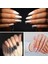 Top Uçlu Yay Tırnak Piercingi Nail Art Süsleme Piercing 5 Adet Karışık Renk 2