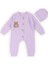 Puro Cotone Bebek Tulum Lila Ayıcık 1
