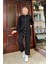 Çıtçıtlı Yandan Cepli İkili Sade Basic Eşofman Spor Takımı - 12009.003 - Siyah 5