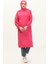 Hira Balon Kol Midi Boy Sade Basic Sweatshirt - 3031 - Fuşya 1
