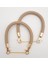 Çift Kısa Kordon Çanta Sapı Vizon Renk Light Gold Metalli 1