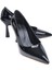 Vest Siyah Rugan (8cm) Topuk Boyu Günlük Kullanım Stiletto 3