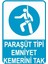 Paraşüt Tipi Emniyet Kemerini Tak Iş Güvenliği Uyarı Levhası 35X50 cm 1