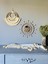 Wall Decoration Art Bohem Makrome ve Bambu Ayna Duvar Dekorasyon Ürünü 2’li Set 2