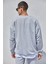 Pamuklu Unisex Oversize Basic Bisiklet Yaka Sweatshirt 3