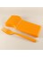 Roll-Up Turuncu Plastik Çatal 18 Cm-25 Adet 3