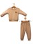 Puro Cotone Bebek Ikili Takım Açık Kahve 1