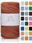 Premium Koton Pamuk Makrome Ipi Kiremit 200 gr 150 Metre 2mm Cotton Zincir Makrome Çanta Ipi Supla Ipi 1
