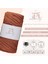 Premium Koton Pamuk Makrome Ipi Kiremit 200 gr 150 Metre 2mm Cotton Zincir Makrome Çanta Ipi Supla Ipi 2