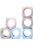 Oibo 3-Set Pastel Ice Blue-Baby Pink-Beige 2