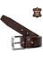 Pc402 Erkek 4 Cm Deri Kemer Kahverengi 3