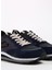 Gri - Lacivert Erkek Süet Sneaker Wen 0400 5