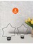Siyah Yıldız, 2 adet, Mumluk, Ev Mumluk, Dekoratif Mumluk, Tealight Mumluk, Yılbaşı Süsü 1