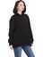 Pamuklu Kapüşonlu 3 Iplik Şardonlu Kalın Oversize Sweatshirt 2