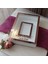 25X35 cm Fotoğraf Bölümlü Ledli Isimli Beyaz-Rose Yarı Pleksi Kaplamalı Derin Anı Çerçevesi! Gül Kutusu! 3