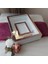 25X35 cm Fotoğraf Bölümlü Ledli Isimli Beyaz-Rose Yarı Pleksi Kaplamalı Derin Anı Çerçevesi! Gül Kutusu! 4