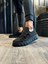 Bağcık Detaylı Triko Tasarımlı Ortopedik Yüksek Taban Siyah (Siyah ) Erkek Günlük Sneaker Ayakkabı 1