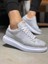 Bağcıklı Cilt Deri Ortopedik Yüksek Taban Beyaz Erkek Günlük Sneaker Ayakkabı 1