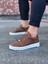 Bağcıklı Rahat Tırtıklı Taban Taba Renk Erkek Sneaker 1