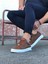 Bağcıklı Rahat Tırtıklı Taban Taba Renk Erkek Sneaker 2