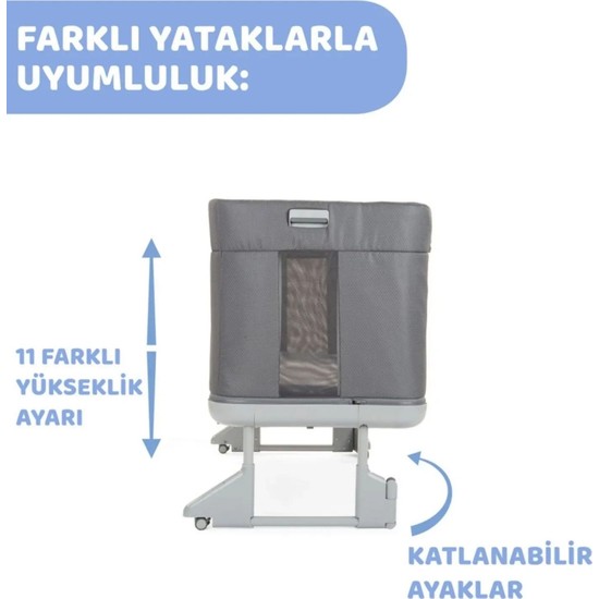 Chicco Silinebilir Portatif NEXT2ME Forever Anne Yanı Beşik Fiyatı