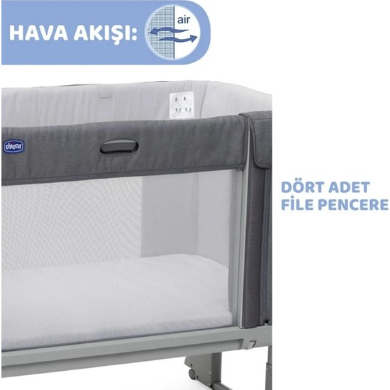 Chicco Silinebilir Portatif NEXT2ME Forever Anne Yanı Beşik Fiyatı
