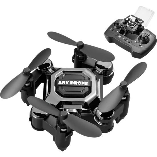 Chunkyated Mini Katlanır Drone Uzaktan Kumandalı Uçak Hava Fotoğrafçılığı Quadcopter Oyuncak Küçük Düşmeye Dayanıklı Çocuk 4K (Yurt Dışından)