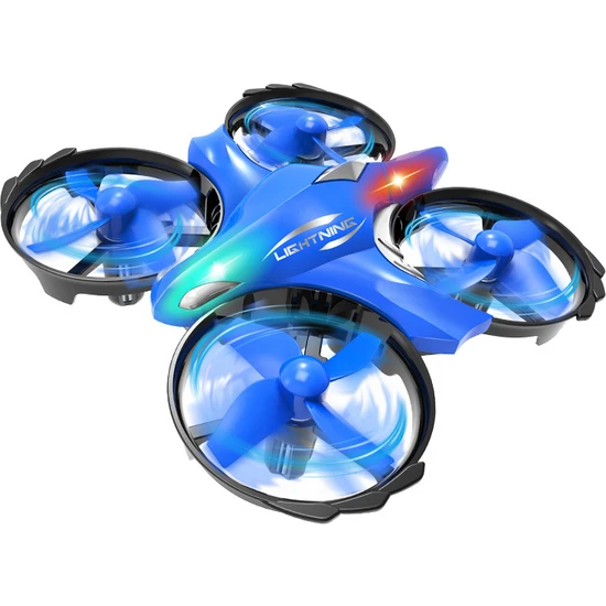 Chunkyated Drone Işıkları ile Mini Uzaktan Kumandalı Uçak Quadcopter Oyuncak Çocuk Hareket Sensörü Süspansiyonu (Yurt Dışından)