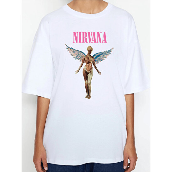 Pull The Hood Unisex Oversize Nirvana Tshirt