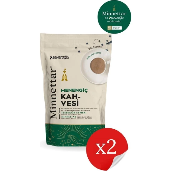 Şekeroğlu Minnettar Menengiç Kahvesi 2 x 165 gr ( 2 Paket )